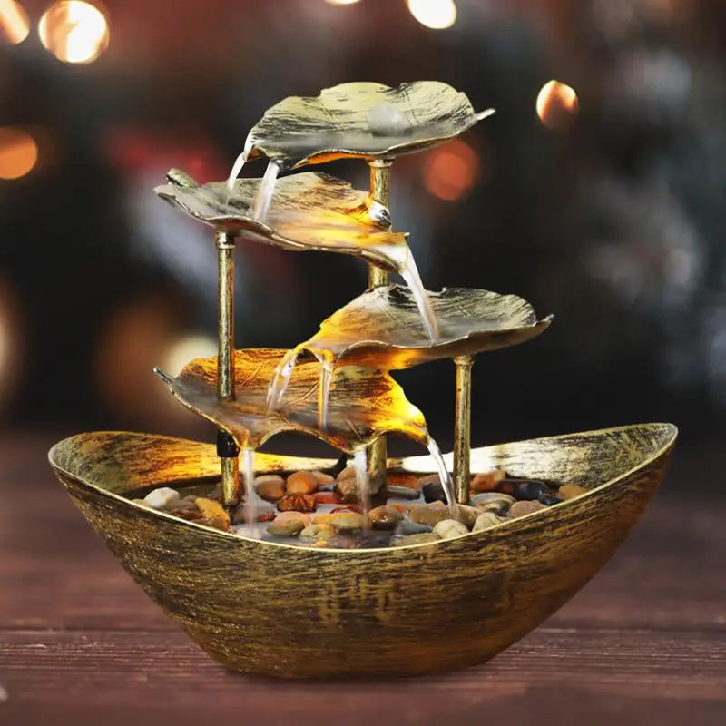 Fonte de Mesa Lotus – Água que Acalma e Encanta