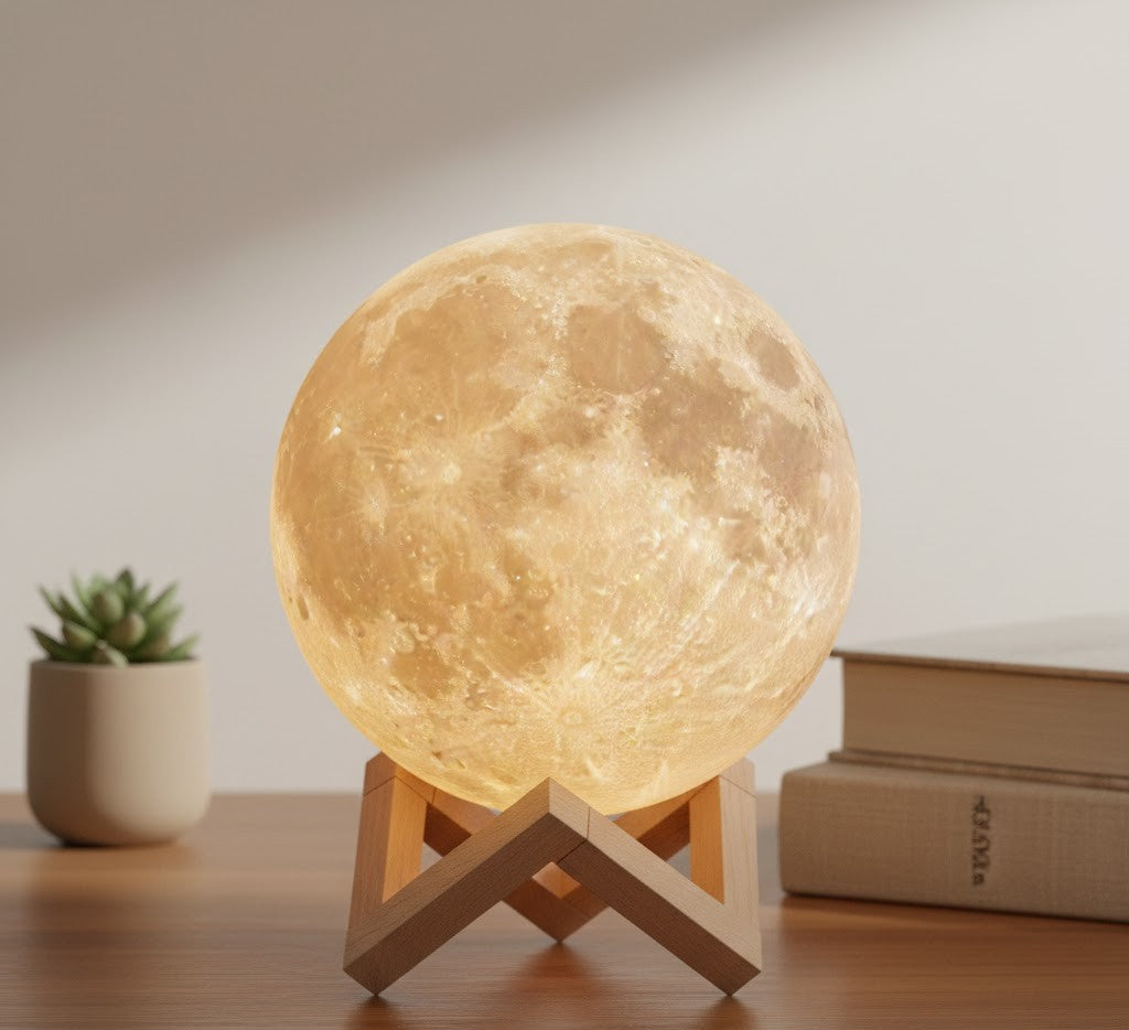 Luminária Lua – Encanto e Luz Suave para o Ambiente