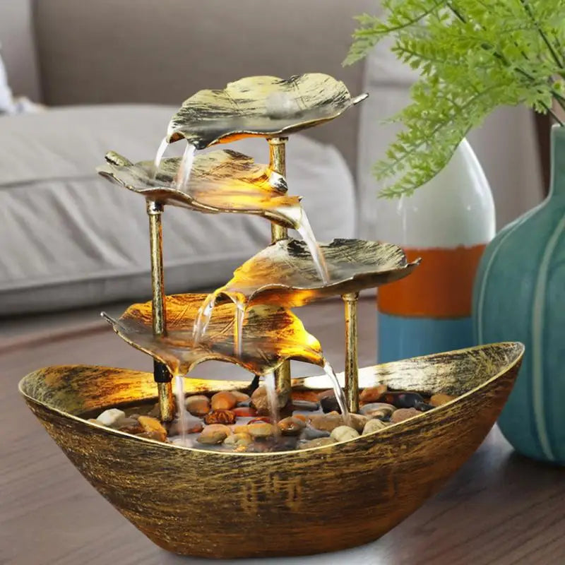 Fonte de Mesa Lotus – Água que Acalma e Encanta