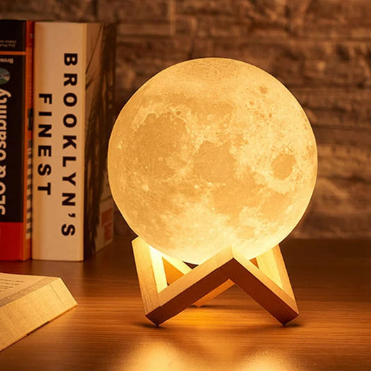 Luminária Lua – Encanto e Luz Suave para o Ambiente