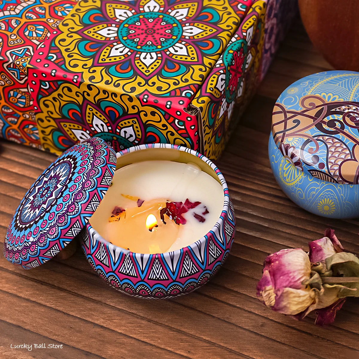 Velas Aromáticas (4 unid.) – Luz, Intenção e Fragrância