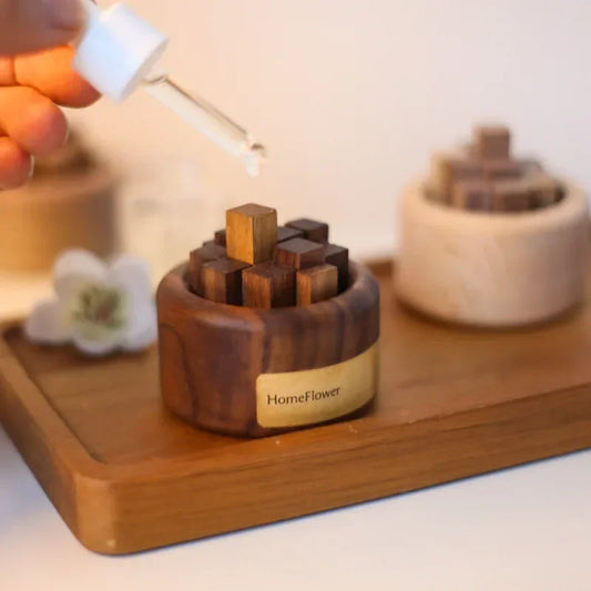 Difusor Natural de Óleos – Madeira que Inspira o Ar