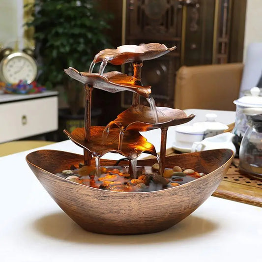 Fonte de Mesa Lotus – Água que Acalma e Encanta
