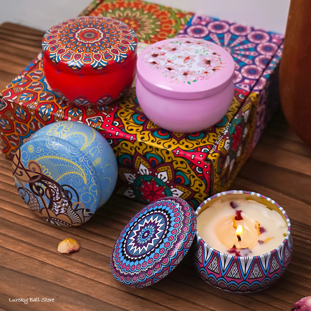 Velas Aromáticas (4 unid.) – Luz, Intenção e Fragrância