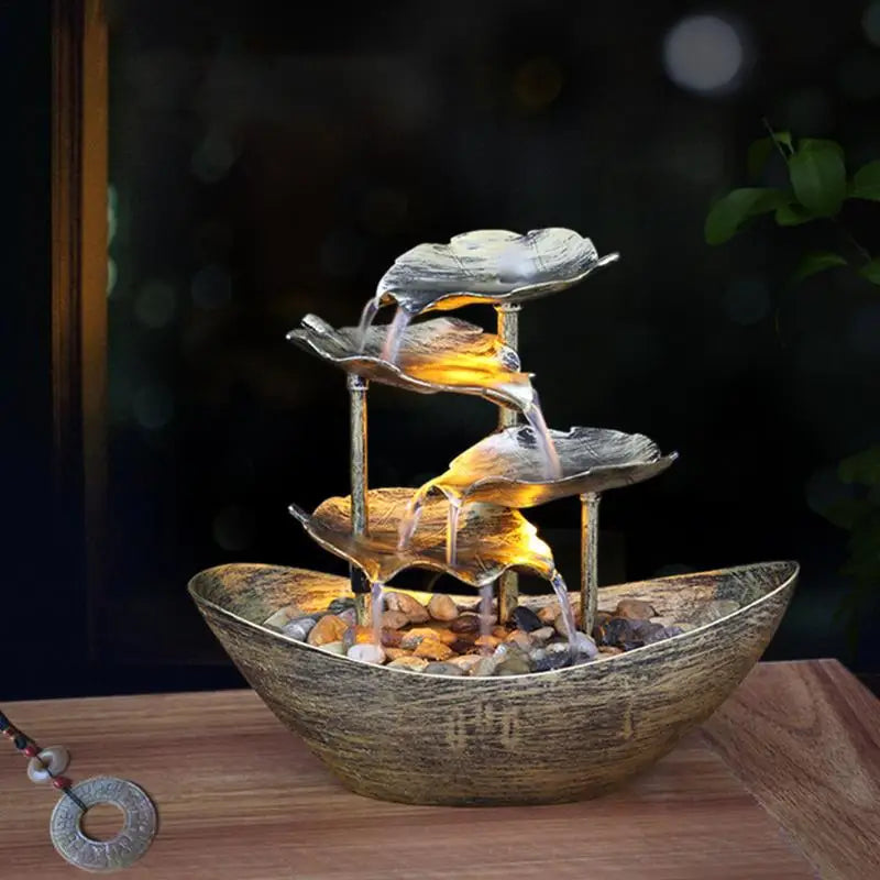 Fonte de Mesa Lotus – Água que Acalma e Encanta