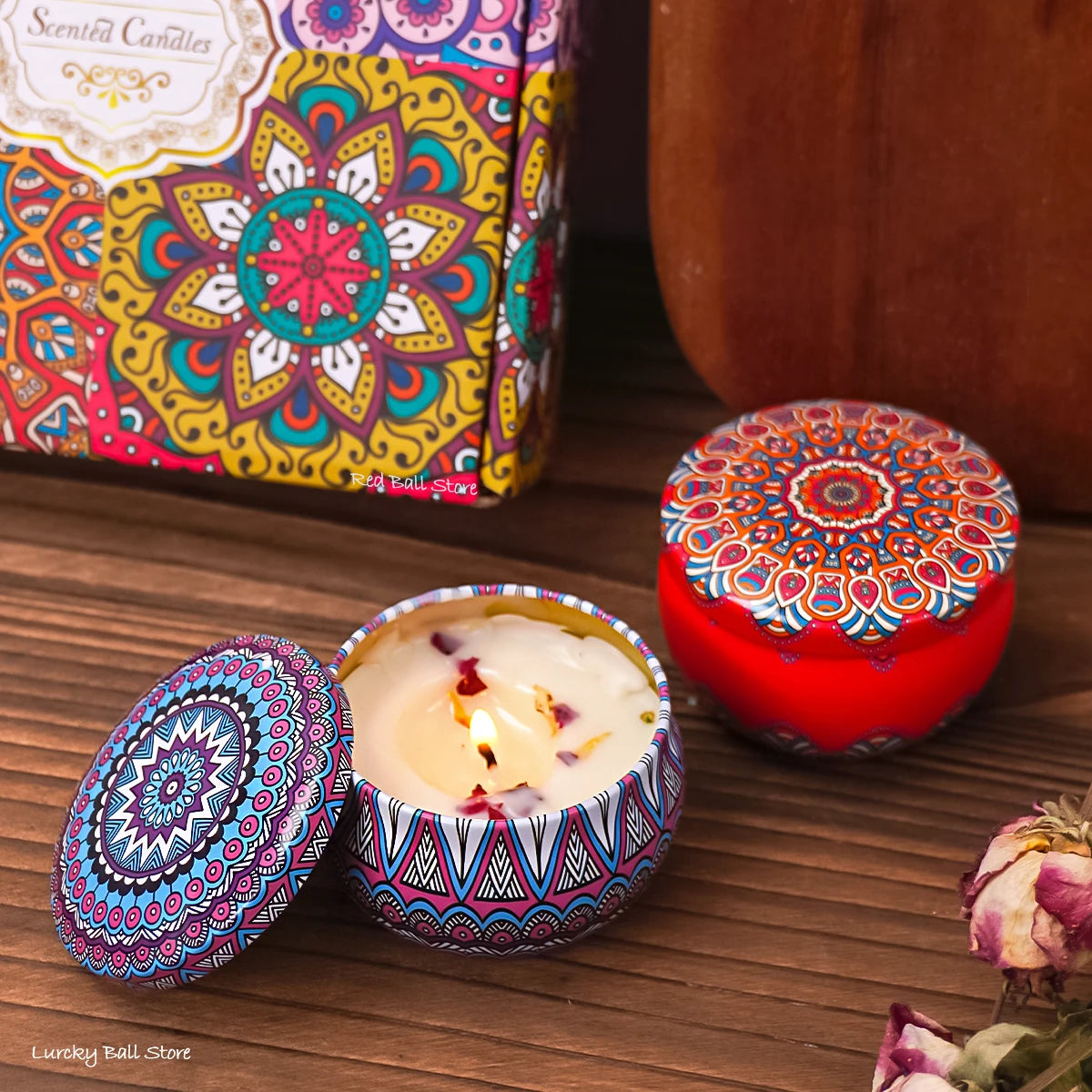 Velas Aromáticas (4 unid.) – Luz, Intenção e Fragrância